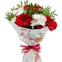Chrysanthemum and Gerbera Bouquet